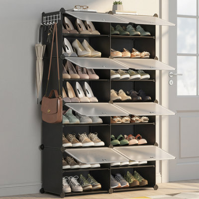 8 Tier 32 Pairs Shoe Rack Organizer, Shoe Storage Cabinet for Closet