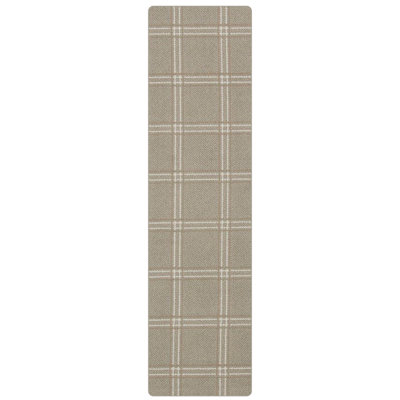 Tapis en laine d'agneau à carreaux Imagine Pane