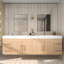 Ensemble de meuble-lavabo double mural 83,4 "-98420035