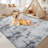 Shag Area Rugs Tie-Dyed Plush Fuzzy Rugs for Living Room, Ultra Soft Fluffy Furry Rugs for Bedroom, Indoor Carpet Nursery Rugs for Kids Room Home Decor-1337870110