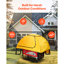 Couvercle de générateur universel imperméable 36 x 26 x 26 po pour 70-108 po - jaune-118043040