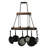 Harmony Handcrafted Oval Hanging Pot Rack