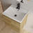 Logan 20 In. Single Sink Wallmount Bath Vanity In Natural Oak With White Ceramic Top-521356044-535582015