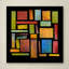 Colley 'Building Blocks Three, impression sur toile tendue-12627955