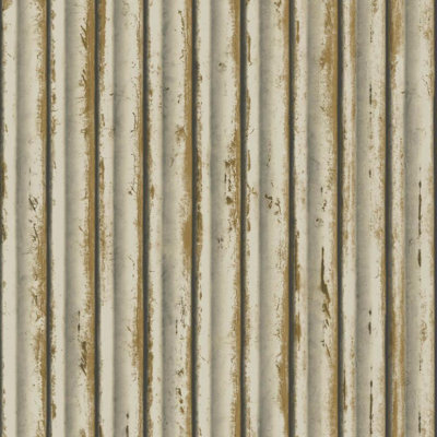 Rouleau de papier peint en métal patiné l 32,8 pi x p 20,8 po