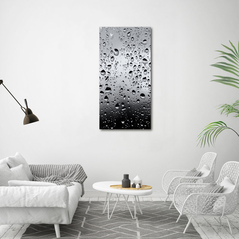 Drops Of Water - Wrapped Canvas Print
