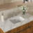 Wenty 12'' Ceramic Rectangular Bathroom Sink