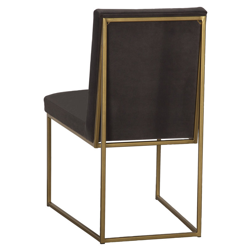 Chaise d'appoint Ian, Laiton brillant, 9906 Arctique