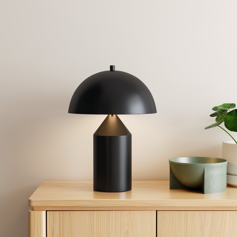 Jemma Metal Table Lamp, Black