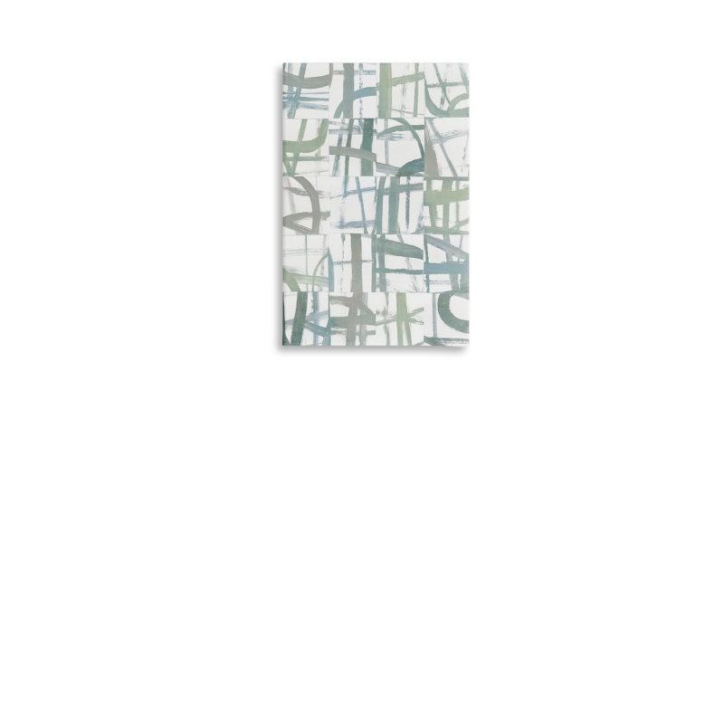 Toile contemporaine Harmony Linear, design par Hannah Dawson, H 36 po x l 24 po