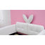 Structure de lit rembourré pour enfants avec rails de sécurité et rangement, lit plateforme avec tête de lit et garde-corps Boucle, beige, simple-1213539956-1213539958