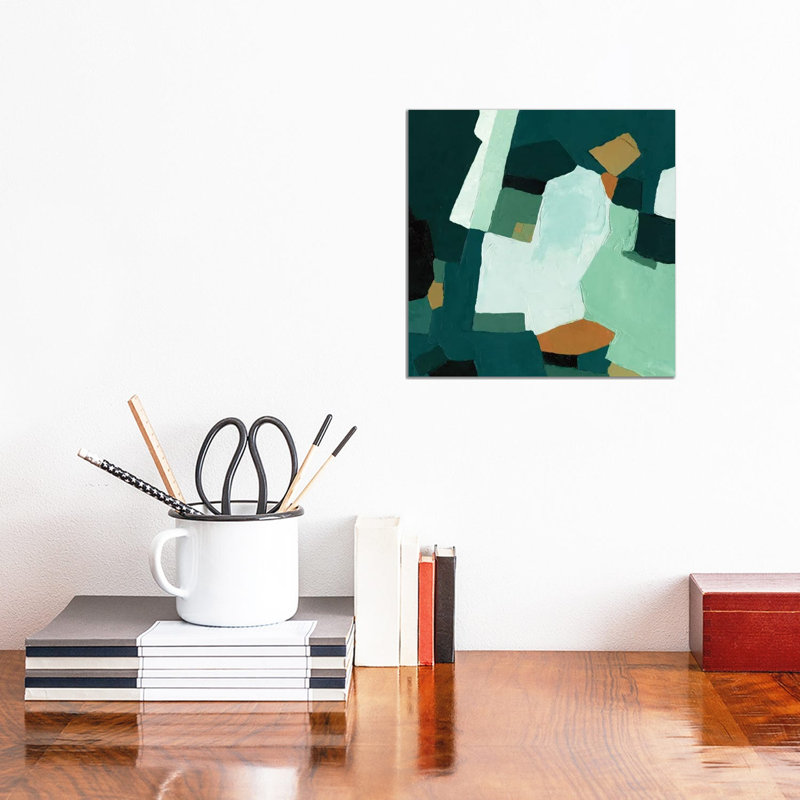 Palette Abstract II by Emma Caroline - Wrapped Canvas Painting, 30.48 cm H x 30.48 cm W