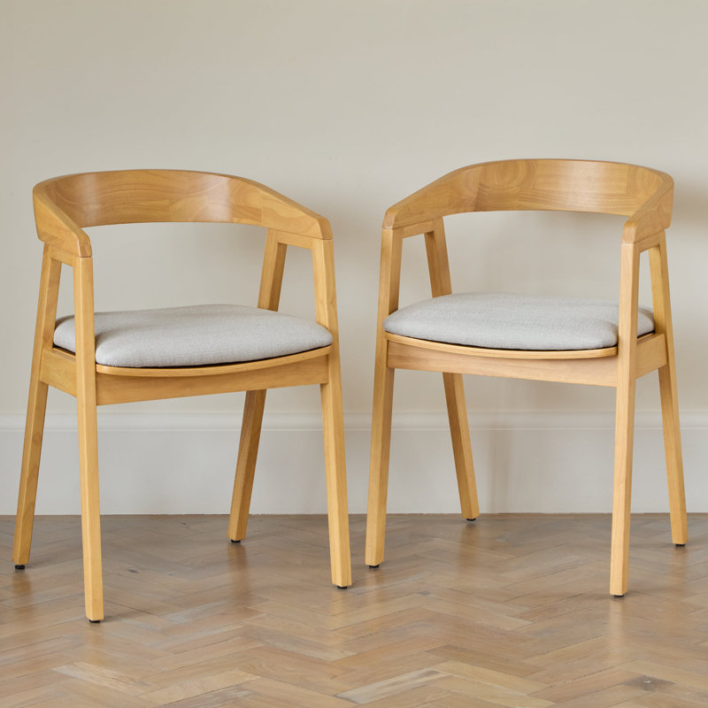 Extending Dining Table Set - 4 Seater - Chairs, Fawn Linen