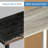 4-Tier 43.3" Corner Shelf, Open Shelves for Display and Storage-434006499