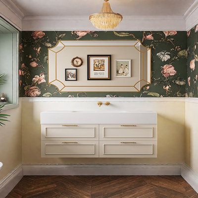 French style bathroom cabinet