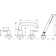 hansgrohe Tecturis S 4-Hole Roman Tub Set Trim with 1.75 Handshower