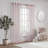 Emina Grommet Polyester Sheer Curtain Single Panel-81664557-81664552