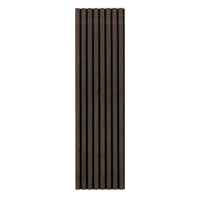 2 panneaux muraux en bois acoustique 46,85 po x 12,6 po, panneaux décoratifs cannelés et insonorisants pour mur et plafond (8,19 pieds carrés / casier)