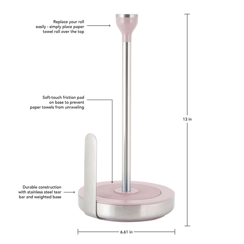 KitchenAid® Freestanding Paper Towel Holder, Pink
