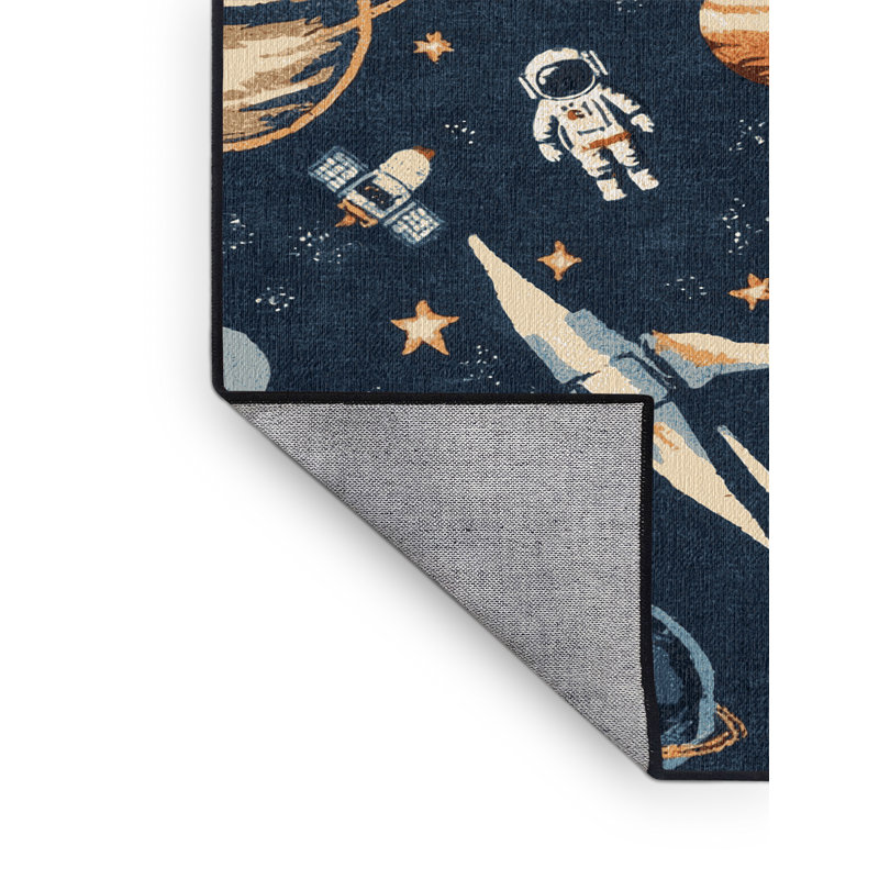 Tapis gris lavable à la machine, Rectangle 2' x 3'