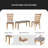 Larangera 6 - Person Trestle Dining Set-1279700219