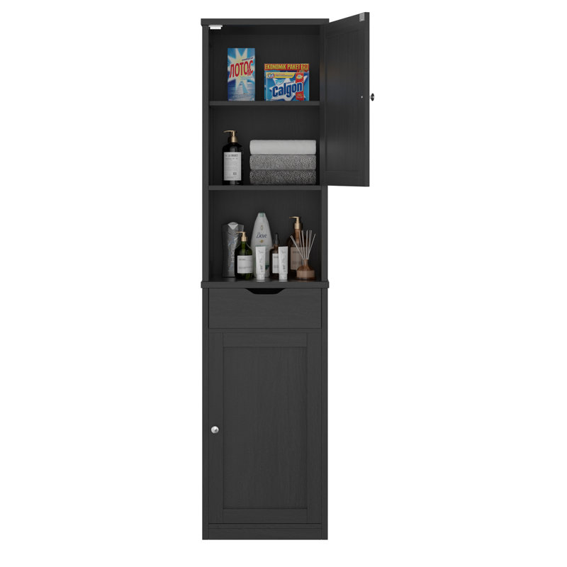  Ellory Freestanding Bathroom Cabinet, Black