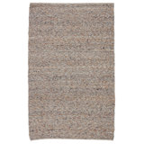 Jaipur Living Hadren QTM02 Handmade Solid Light Gray and Tan Area Rug
