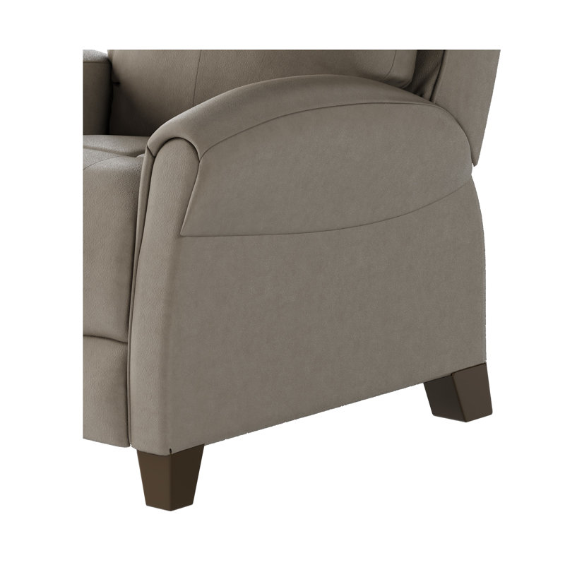 Fauteuil inclinable en cuir saturn avec appui-tête Saturn , Beige
