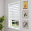 Zebra Blinds Window Dual Layer Roller Shades, Corded Horizontal Blind, Bedroom, Privacy, 72" Length-1766997520-1766997504