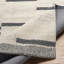 Granada Broken Stripe Wool Hand Made Area Rug-1411651449