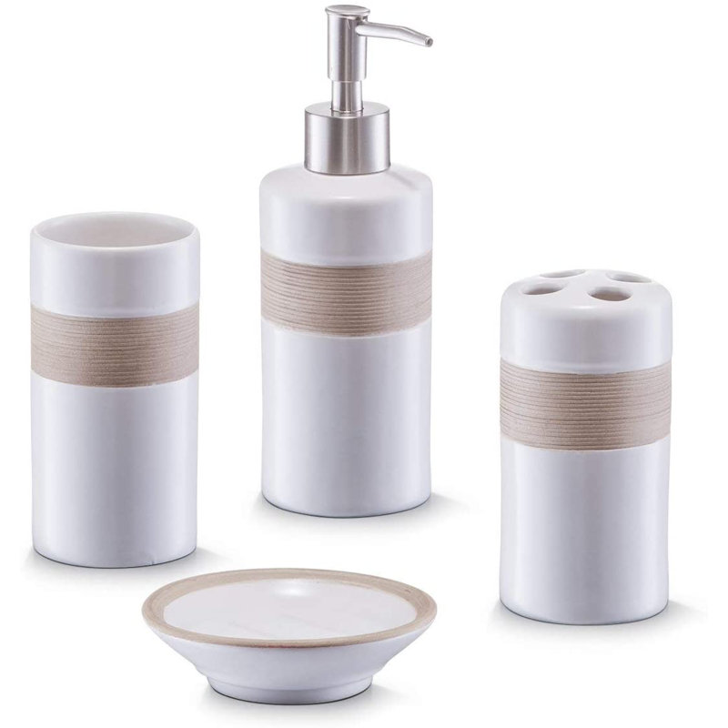 Ilgars Ceramic / Porcelain Bathroom Accessory Set
