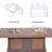 Frederica 7 - Person Patio Conversation Set with Cushions-591521465-591521468