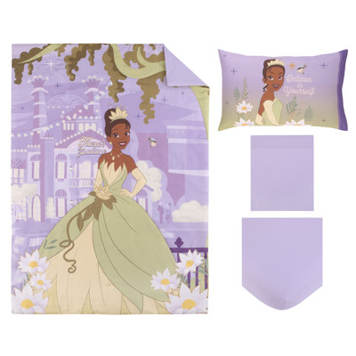 NoJo Disney Tiana "create Your World" 4-piece Toddler Bed Set