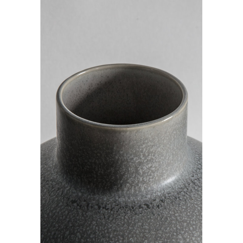 Lexi-Mai Handmade Ceramic Table Vase, Grey