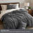 Bedsure Tufted Embroidery All-Season Microfiber Comforter Set-110508891-110508885