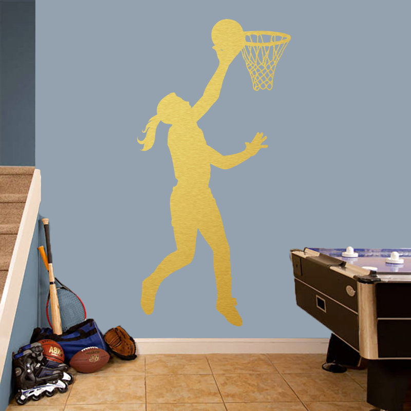 Adhésif décoratif basketball, Or