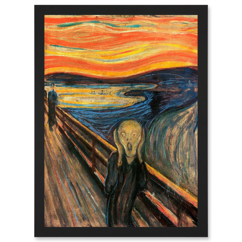 The Scream by Edvard Munch - Single Picture Frame Painting