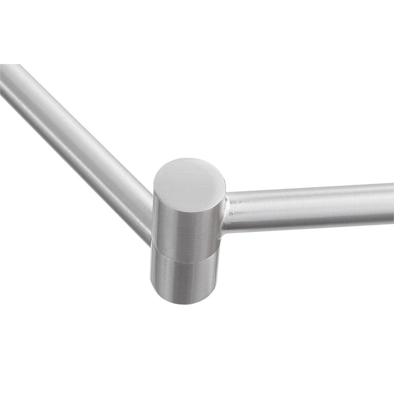 Millsap 48'' LED Swing Arm Floor Lamp, Satin Nickel