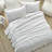 Satin Summer - Coma Inducer® Oversized King Comforter Set - Whispy Gray Clouds-118508699-118508703