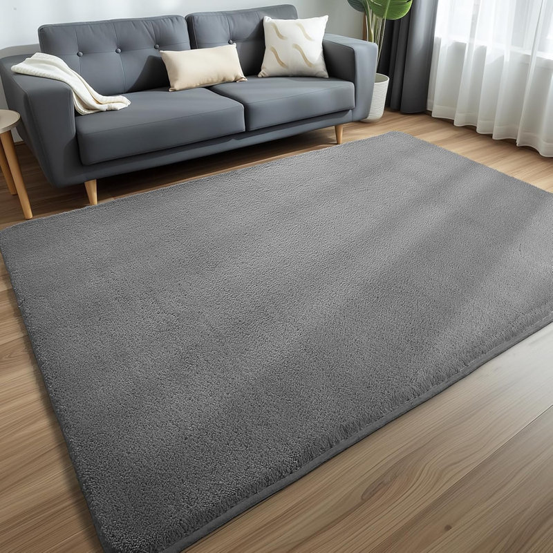 9x12 Area Rugs for Living Room, Soft Large Area Rug Fluffy Rugs for Bedroom，Machine Washable Area Rug Non Slip Carpet Rug for Living Room Playroom Kids Room Home Decor