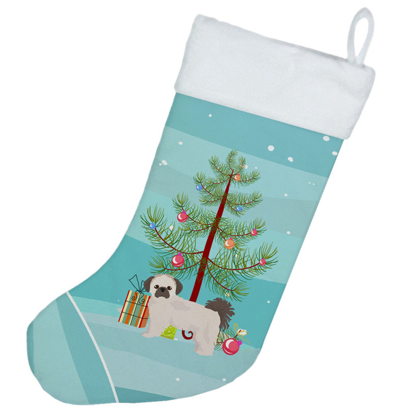 Chaussette de noël joyeux de noël, Pékapoo