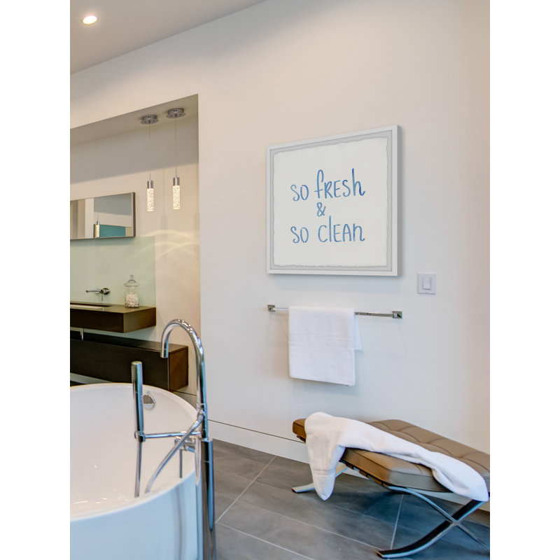 So Fresh And Clean - Single Picture Frame Print, 61cm H x 61cm W x 3.81cm D