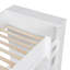 Lit superposé simple au-dessus de simple avec 2 tiroirs et armoire à couches multiples