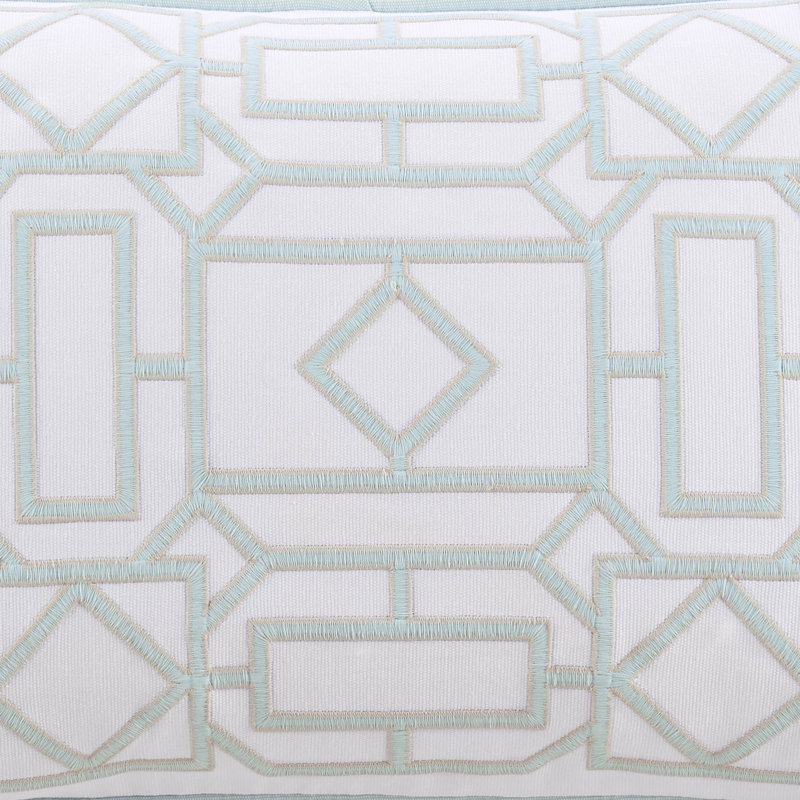 Southern Tide Trellis Square Chambray Decorative Pillow