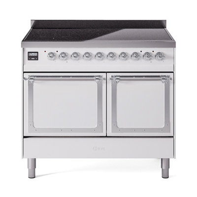 Cuisinière à induction ILVE Nostalgie II Series 40 po avec 6 éléments à induction (porte pleine)