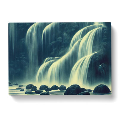 Miraculous Waterfall - Wrapped Canvas Print