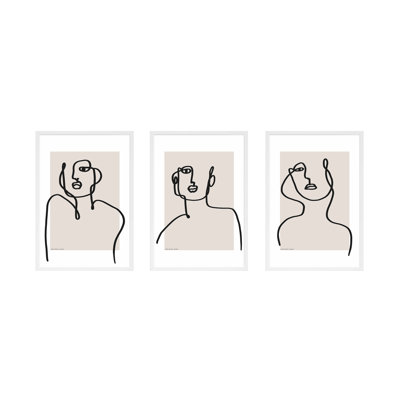 Romina Gadler "Figure and Form" 3-Piece Print Set