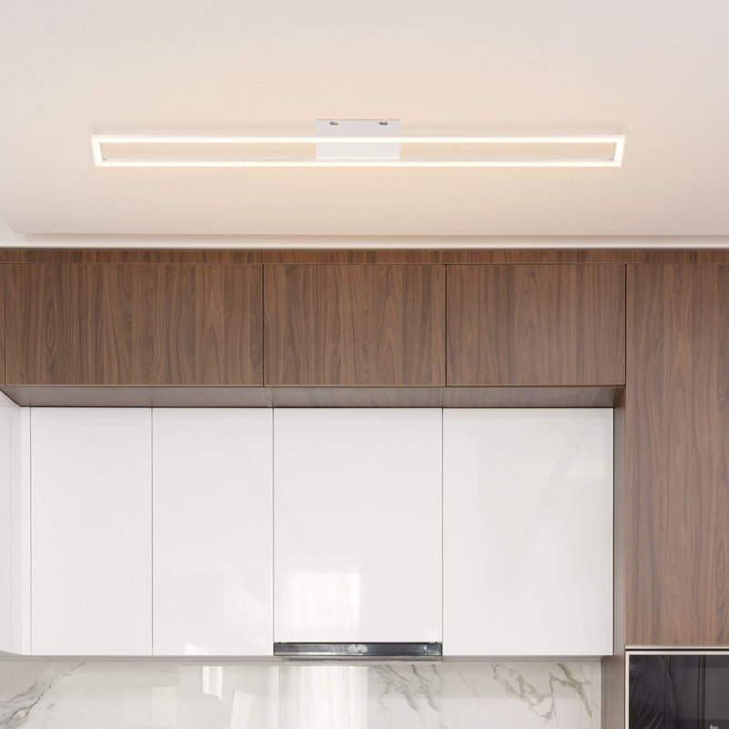 Andoro LED Flush Mount Ceiling Light, White