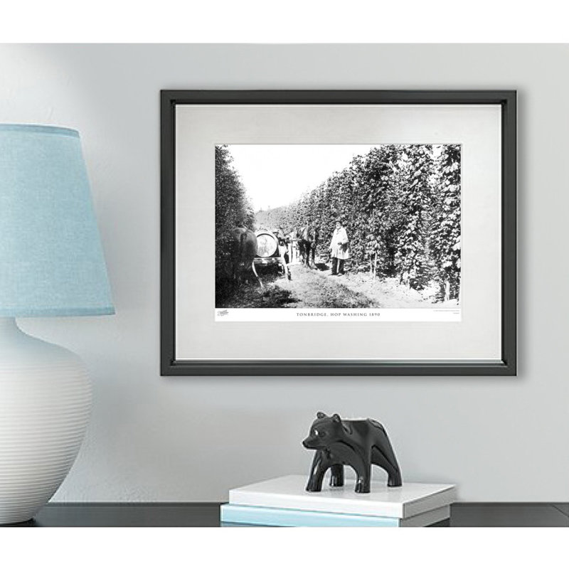 Tonbridge, Hop Washing 1890 by Francis Frith - Single Picture Frame Print, 40cm H x 50cm W x 2.3cm D