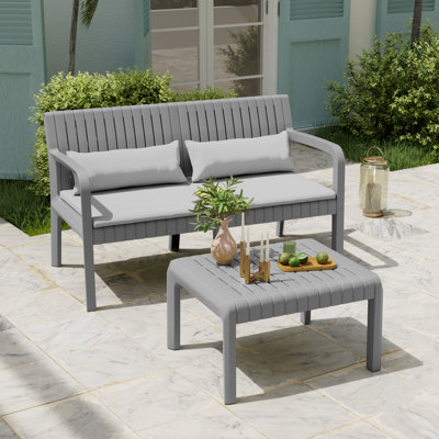 2 - Person Patio Conversation Sets with Cushions